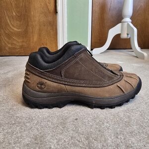 Timberland Duck Boots Womens Size 8M Zip Up Arch Support Outdoors Hiking Canard